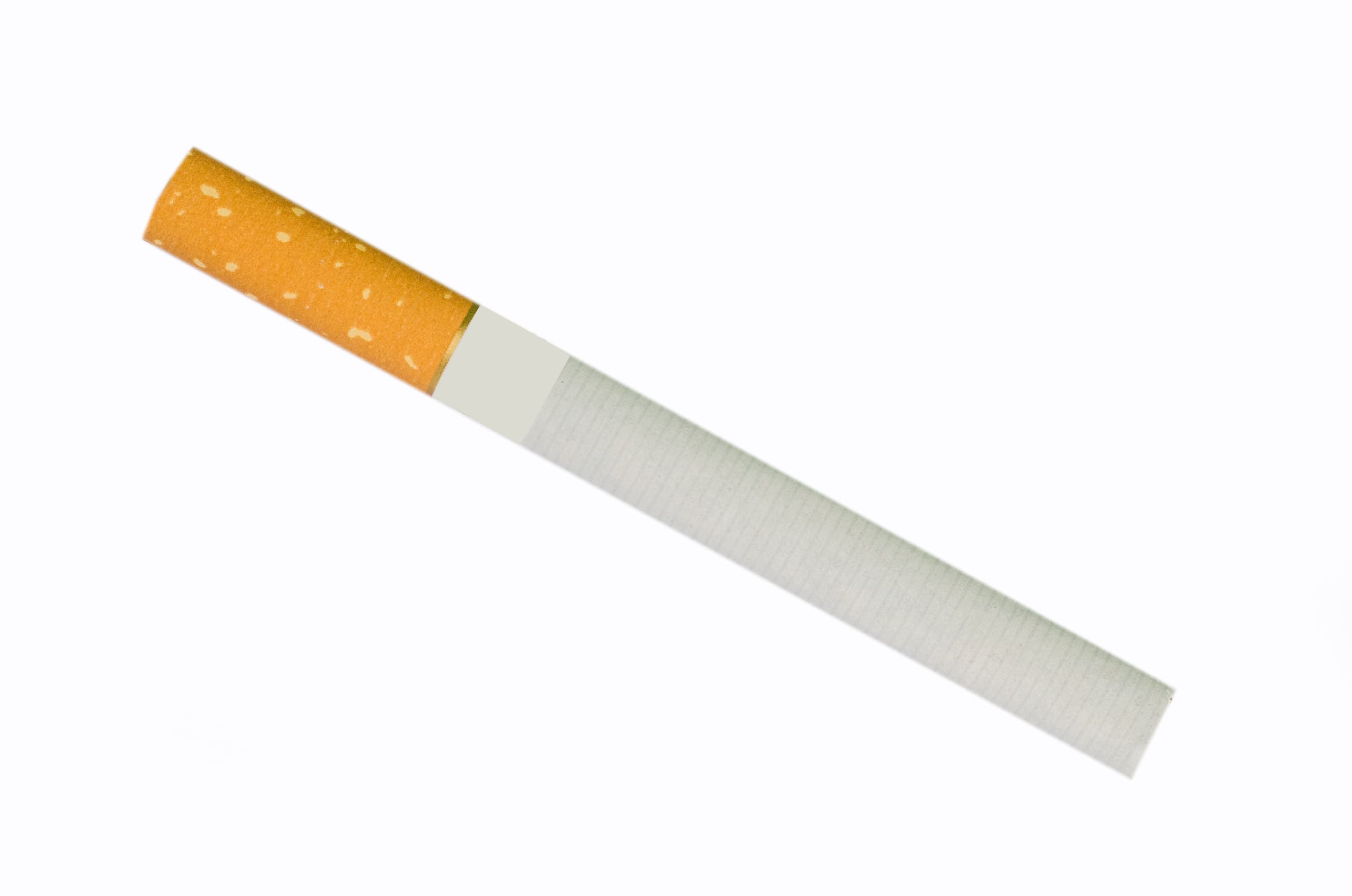 A lit cigarette